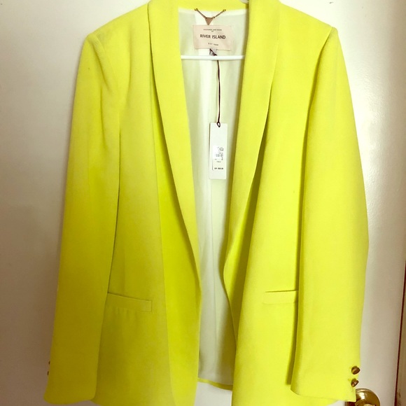 River island mustard coat Clearance